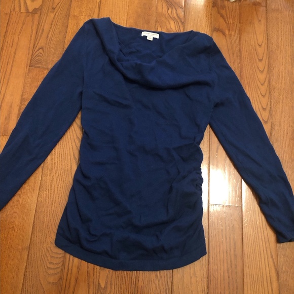 Sale: 5 for $10 - Liz Lange Maternity Ruched Sweater - Picture 1 of 5